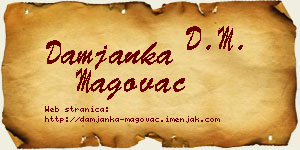 Damjanka Magovac vizit kartica